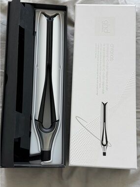 ghd Chronos Black & Silver Flat Iron